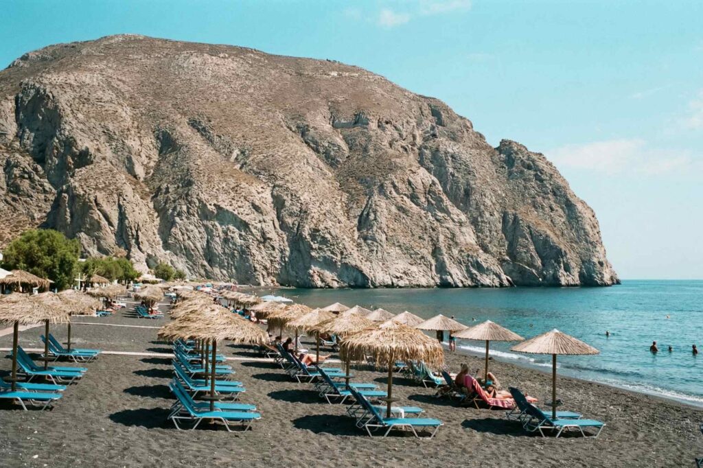 Perissa Beach, Santorini