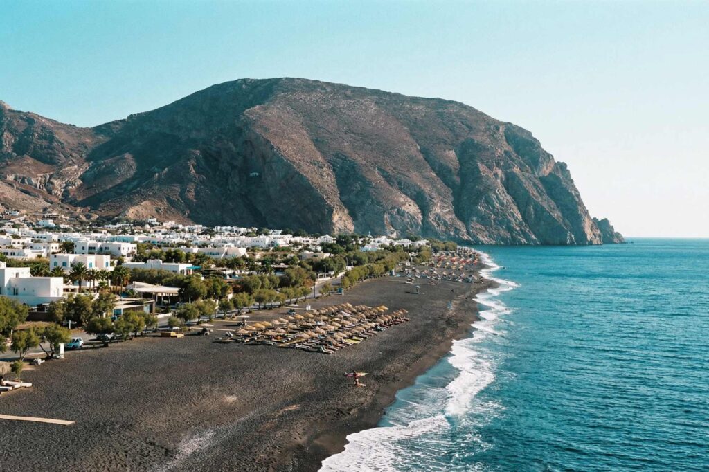 Perissa Beach, Santorini