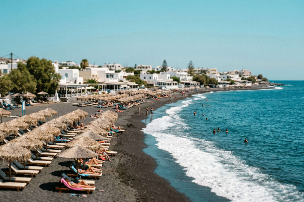 Kamari Beach, Santorini