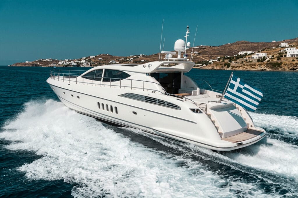 Trip at yacht in  Mykonos