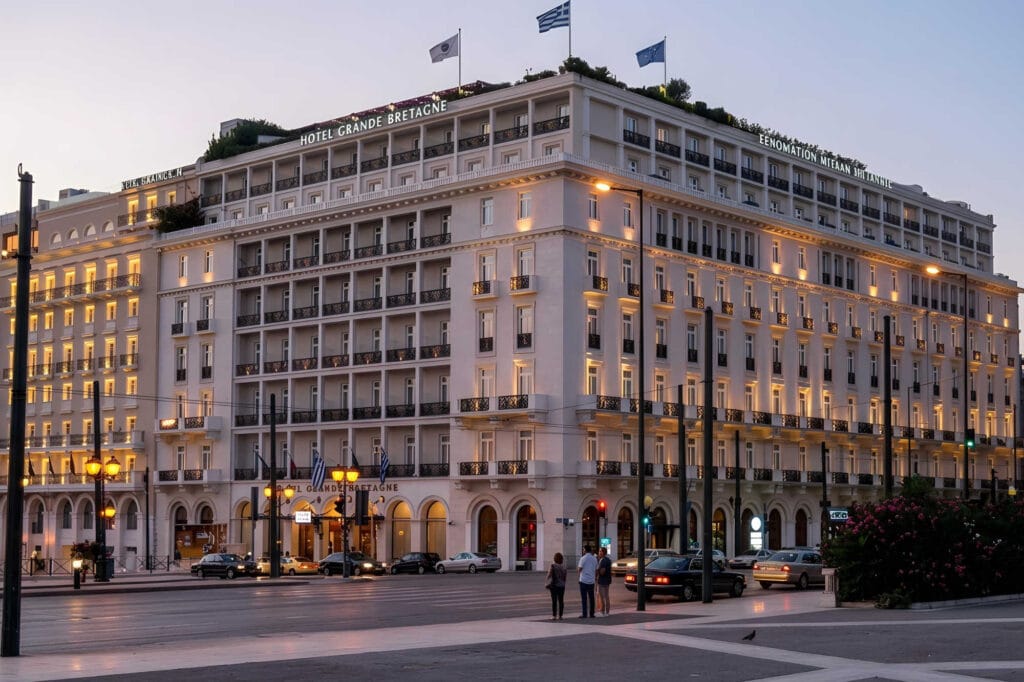 Hotel Grande Bretagne in Athens