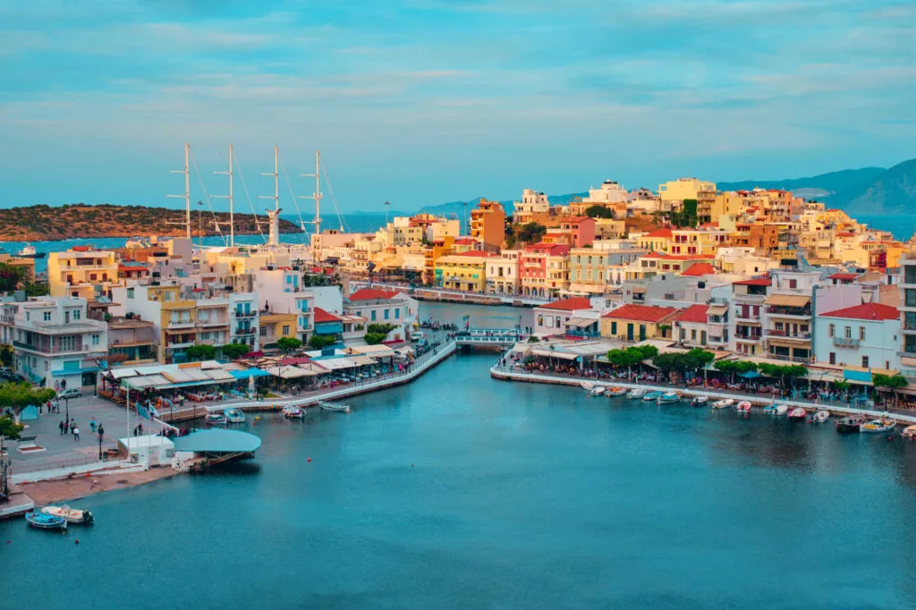 view crete island greece