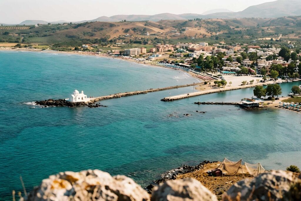 Georgioupoli Beach in Crete,, Greece