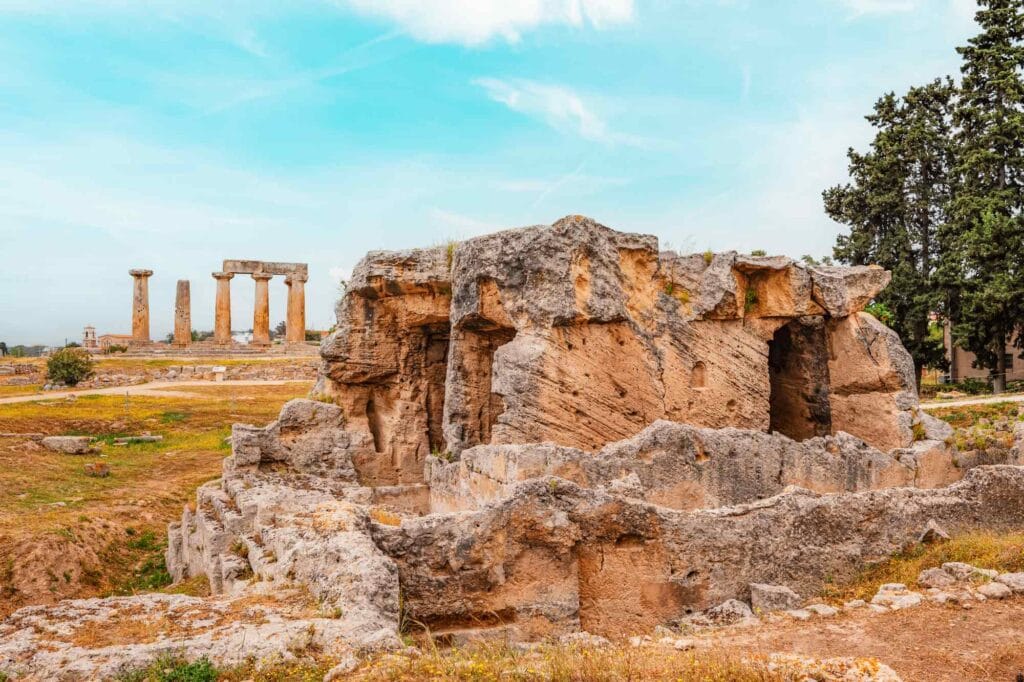 Ancient Corinth< Peloponnese, Greece