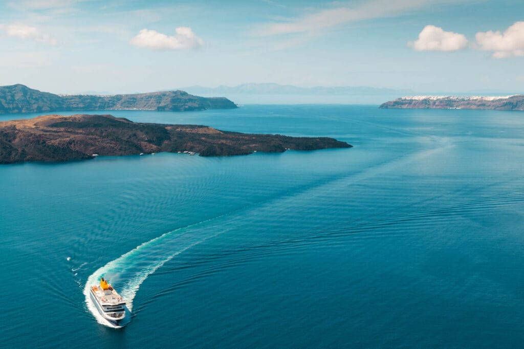7 Days in Greece Ferry Boat