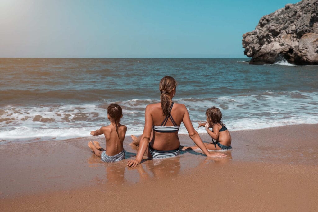 beach family