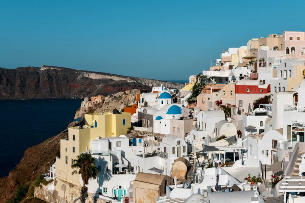 Santorini caldera view