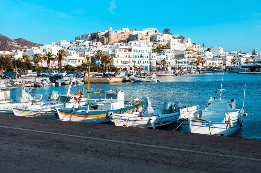 Naxos beach turquoise water