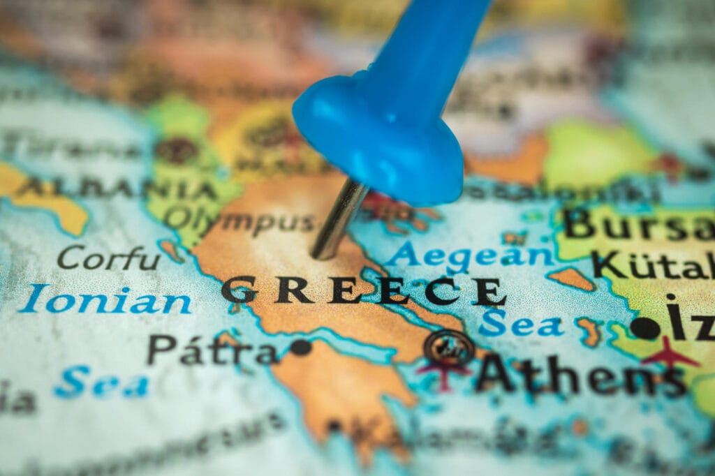 Greece map 