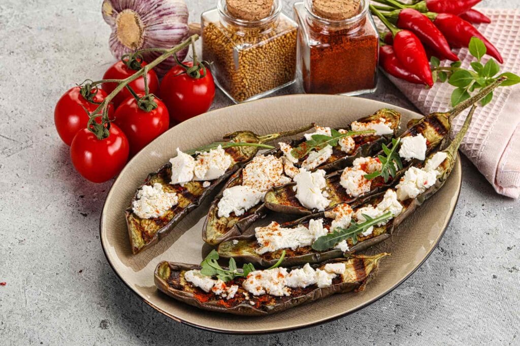 Greek appetizer eggplant