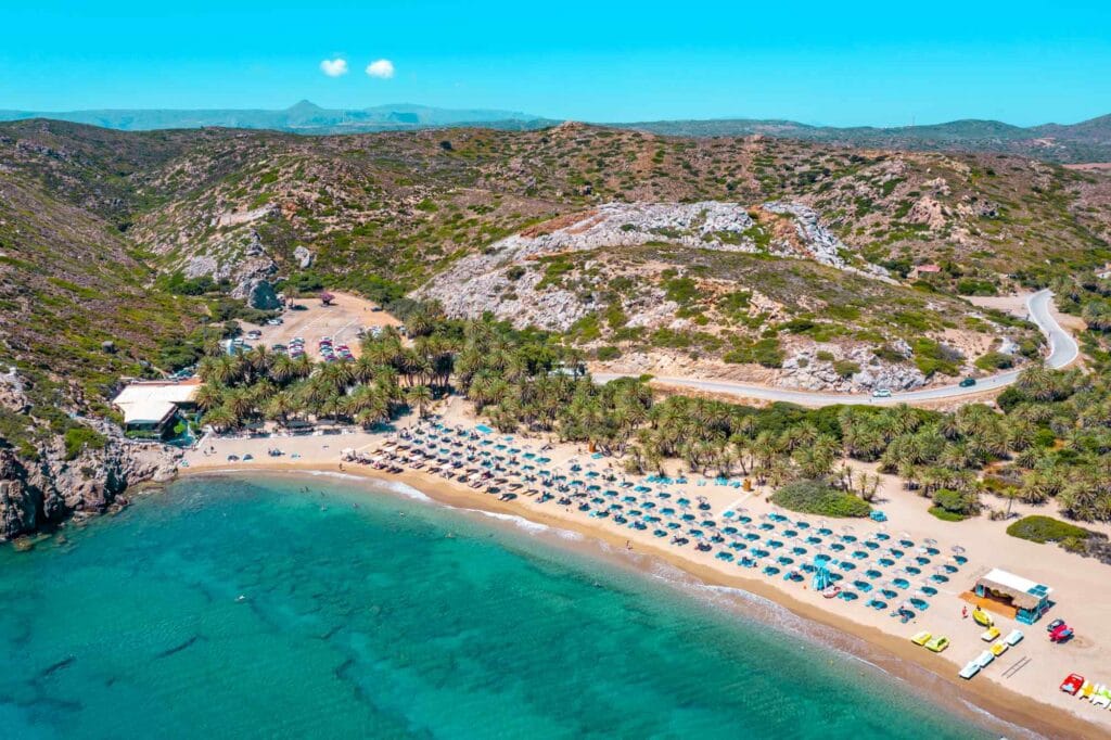 Vai Beach Crete greece