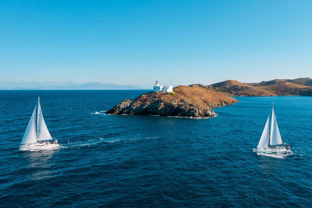Sailing Routes in the Aegean