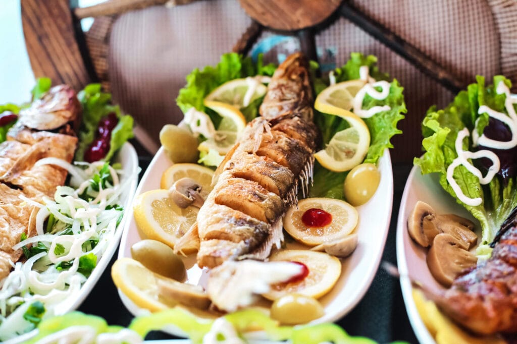 Sea Food in Rhodes, Greece