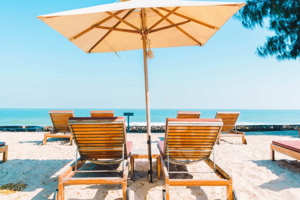 Greece in July, Beach
