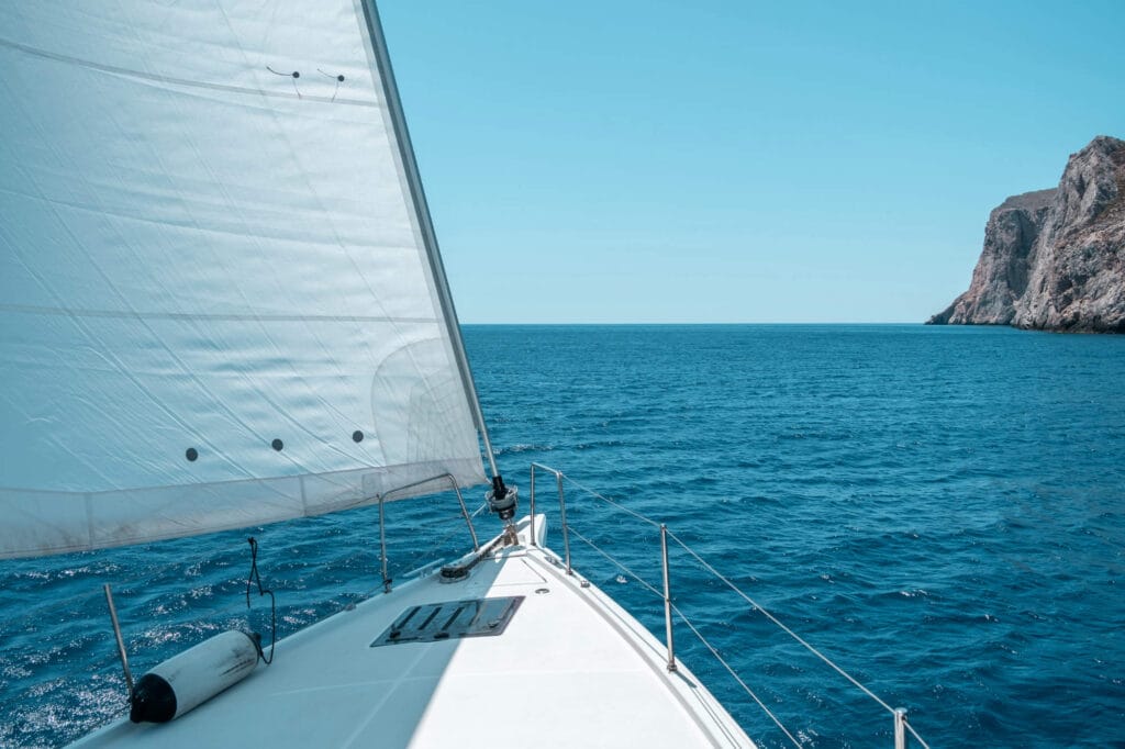 Greece in August, Sailing